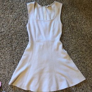 Women’s Textured Cream Pins and Needles Dress Sm
